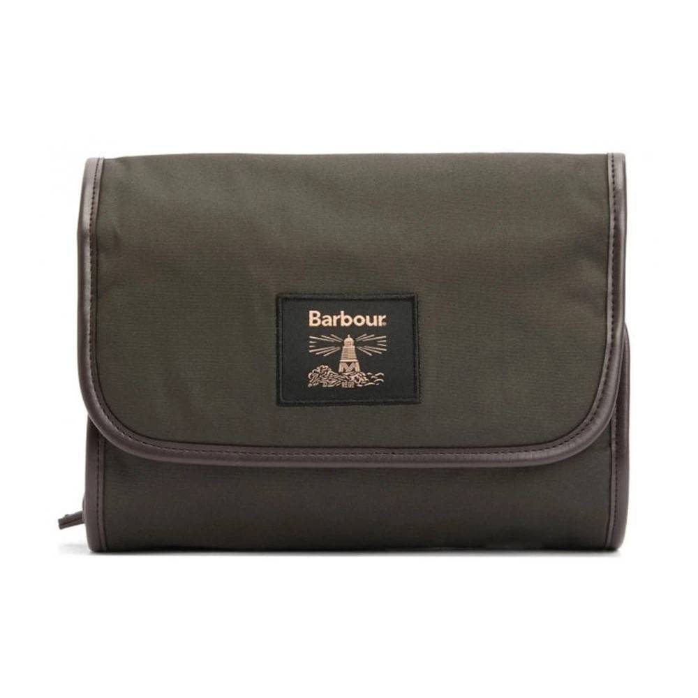 Barbour Grøn Praktisk Beauty Case - Tasker - Herre - Grøn - ONE SIZE - Bomuld