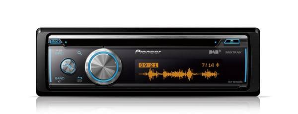 Pioneer DEH-X8700DAB radio/digitalmottagare för bil Svart Bluetooth