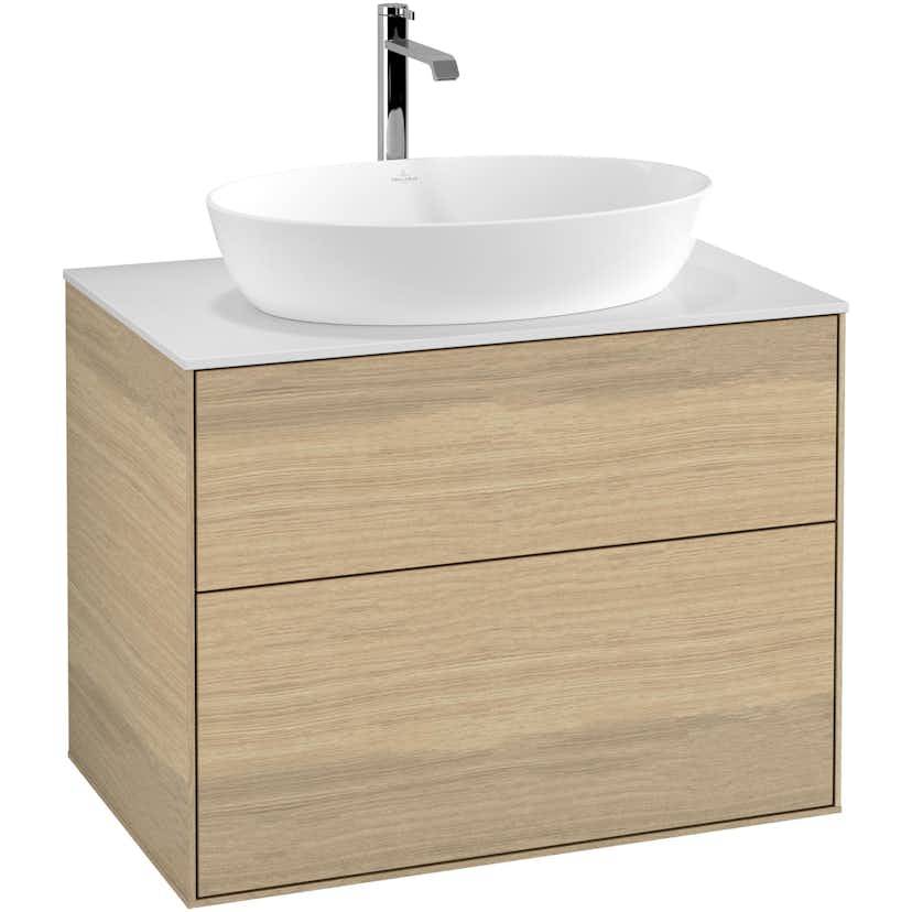Tvättställsskåp Villeroy & Boch Finion med 2 Lådor och Bänkskiva för Fristående Tvättställ från Artis & Collaro