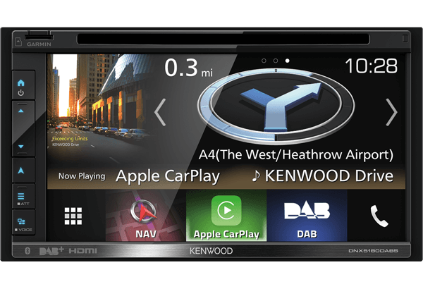 Kenwood DNX5190DABS 6,8" Navigation og DAB+ modtager.