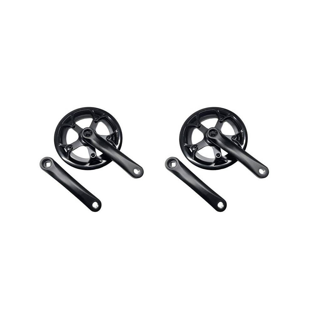 2X 42T Foling Bike Crankset Road Bike 152MM Crank Set Hollow Tooth Plate Bike Sprocket Bike Accessories Bike Parts