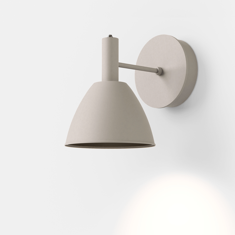 Mini Bauhaus 90 W1 væglampe Lumini - Sand