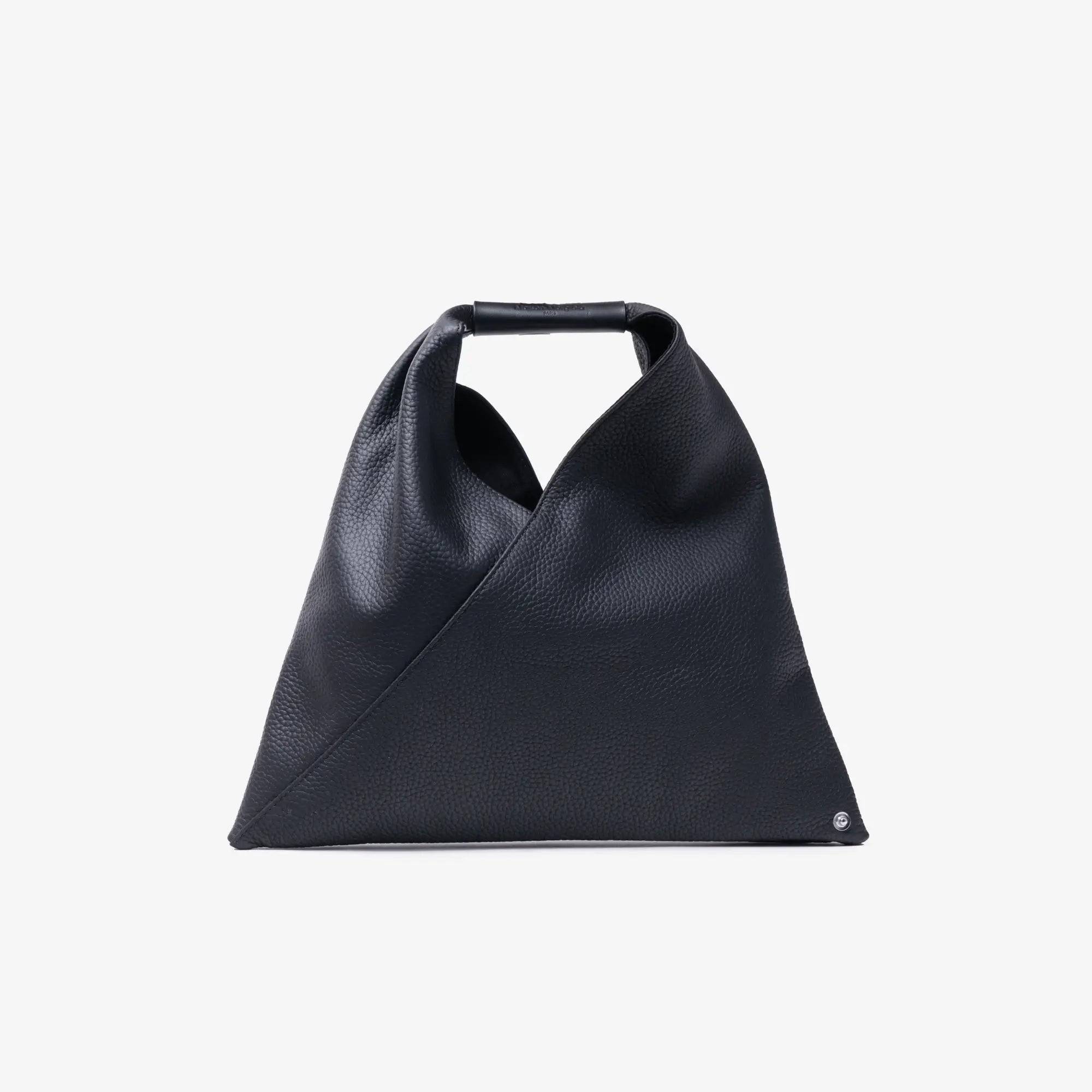 Grainy Leather Mini Japanese Bag - OS / Black