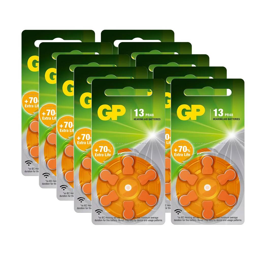 GP BATTERIES GP ZA 13-D6 / PR48, 10-pack GPZA13-D6-10