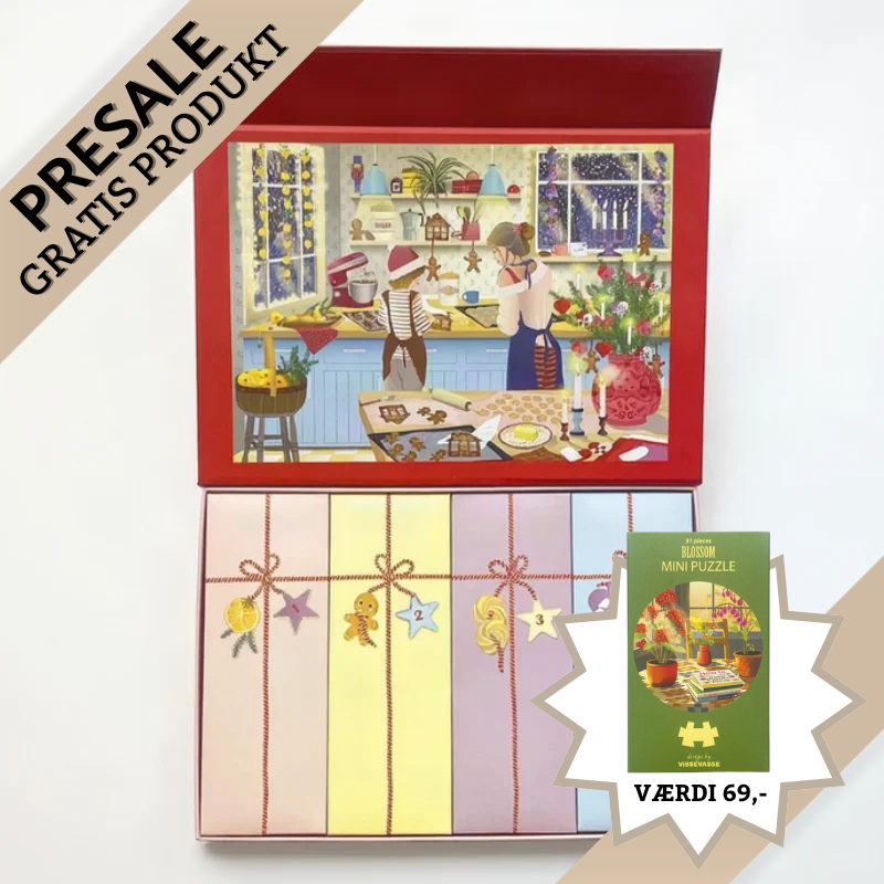 Puslespils-adventskalender med 4 æsker | ViSSEVASSE