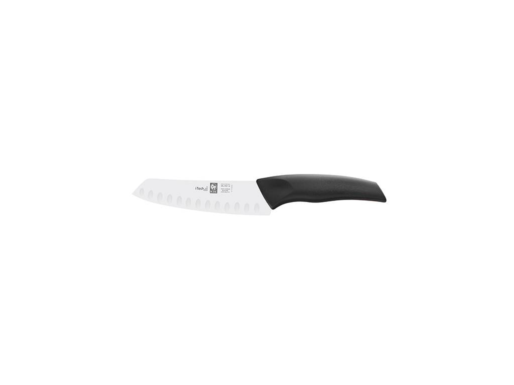 Santokukniv, 14 cm, Icel I-Tech, svart