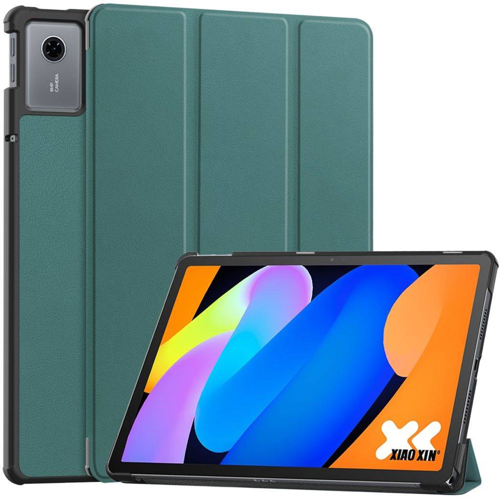 Lenovo Tab K11 Gen 2/Idea Tab/Xiaoxin Pad 11 2025 Fodral Tri-Fold - Grön
