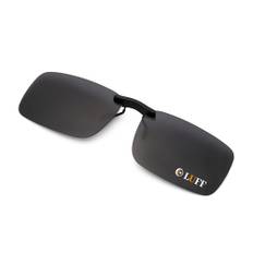LUFF Polariserade unisex clip-on solglasögon för glasögon – bra clip-stil solglasögon för närsynthet glasögon utomhus/körning/fiske, 03black