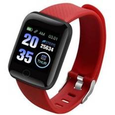 Bärbar sport fitnessutrustning 116 plus bt smart klocka stegräknare armband armband armband stegräknare sport fitness tracker