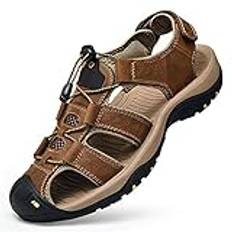 Kilsandaler för kvinnor, Flip Toe Sandaler, Sandaler med För Kvinnor, Casual Slides Plus Size EU 36–41, Brunt, 44 EU/bred