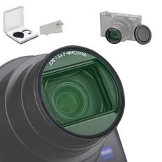 JJC UV Filter Compatible with Sony II RX100 VII VI V Canon PowerShot G5 X II G7 X Mark III II Filter Case Lens Cap Included ZV-1