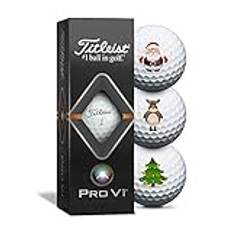 TITLEIST Pro V1 julgolfbollar – 3-pack