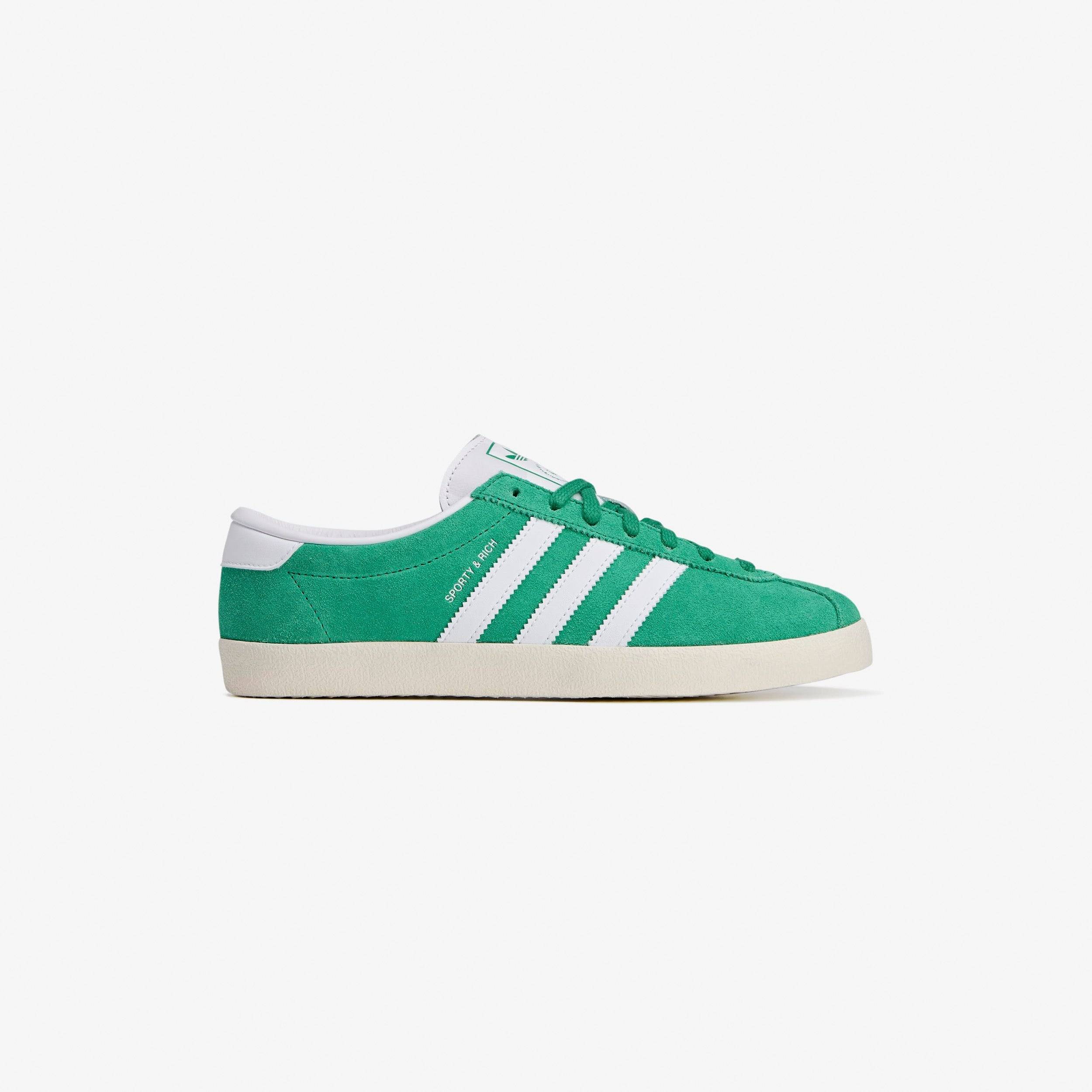 adidas Wmns Blanc x Sporty & Rich - court green/ftwr white/off white - female - 6.5