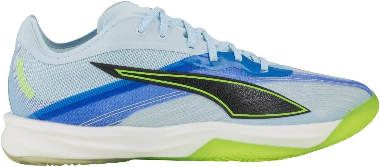 Puma Accelerate Nitro SQD 5 Håndboldsko Mand Blå Indendørssko Str 42.5 - hos Magasin.