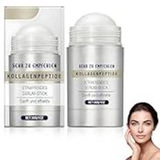 2 stycken flysm kollagen peptid uppstramande serumpinne, kollagen peptider firming serum pinne, flysm anti-aging rynkreducerande lotion förbättra hudens elasticitet för kvinnor