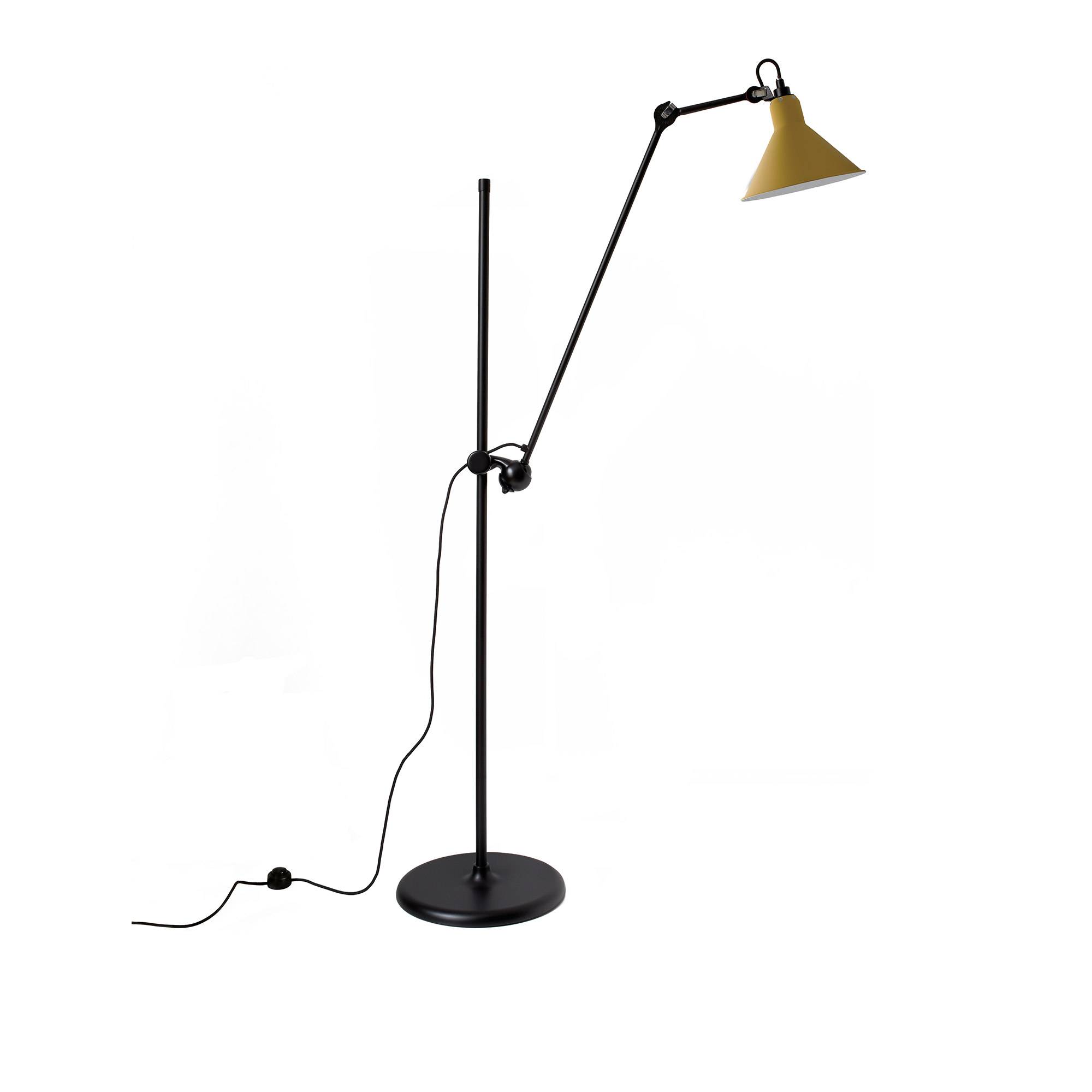 DCWéditions - Lampe Gras No215 - Conic - Svart bas, Gul - Läslampor - Bernard-Albin Gras - Gul