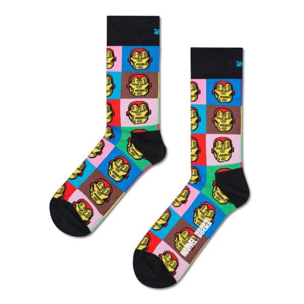 Happy Socks Marvel Iron Man Sock - Black - Str 36/40