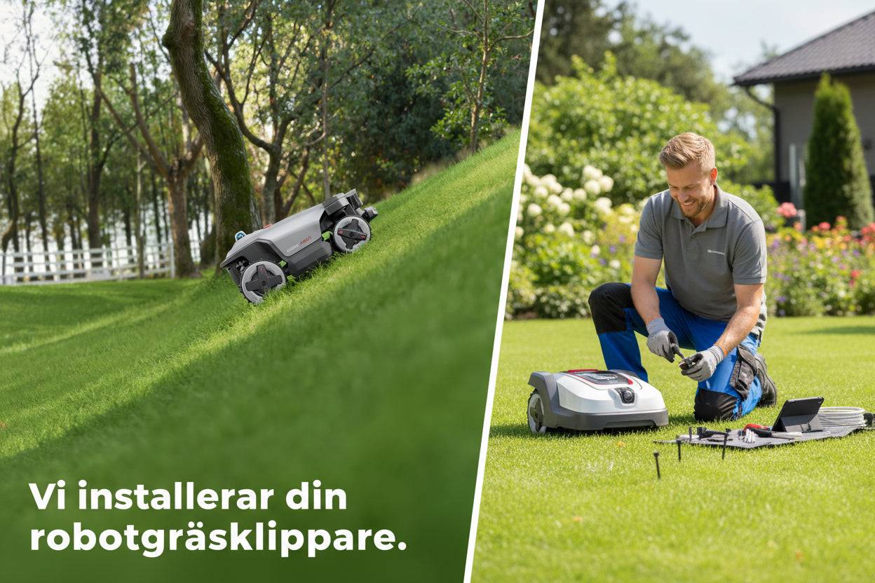 Installation Robotgräsklippare, Upp till 900 m²