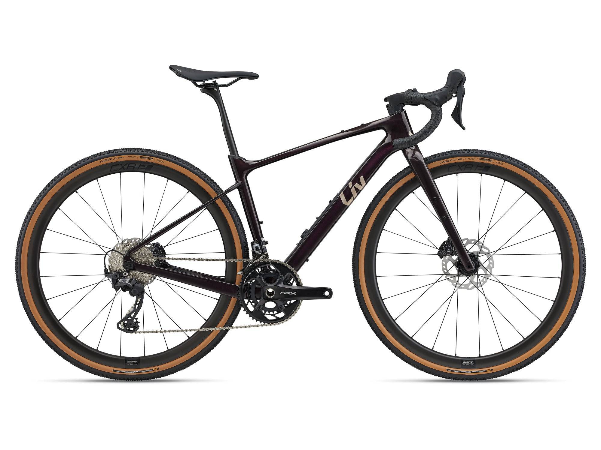 Liv Devote Advanced 0 2025 - Shimano GRX Di2 2x12sp - Giant CXR 2 Carbon Disc - 018 / xs / tiger red