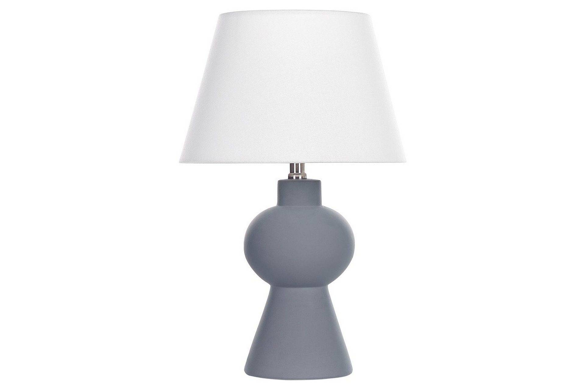 Lemiros Bordslampa 48 cm E27 - Grå/Vit Fönsterlampa på fot