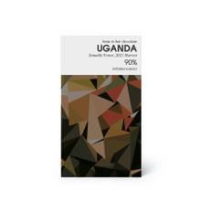 Extra mörk chokladkaka 90% - Single Origin Uganda - Singelpack chokladkaka (50 gram)