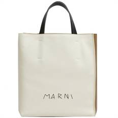 Marni Museo Soft Small Bag, Ivory/Creta/Black