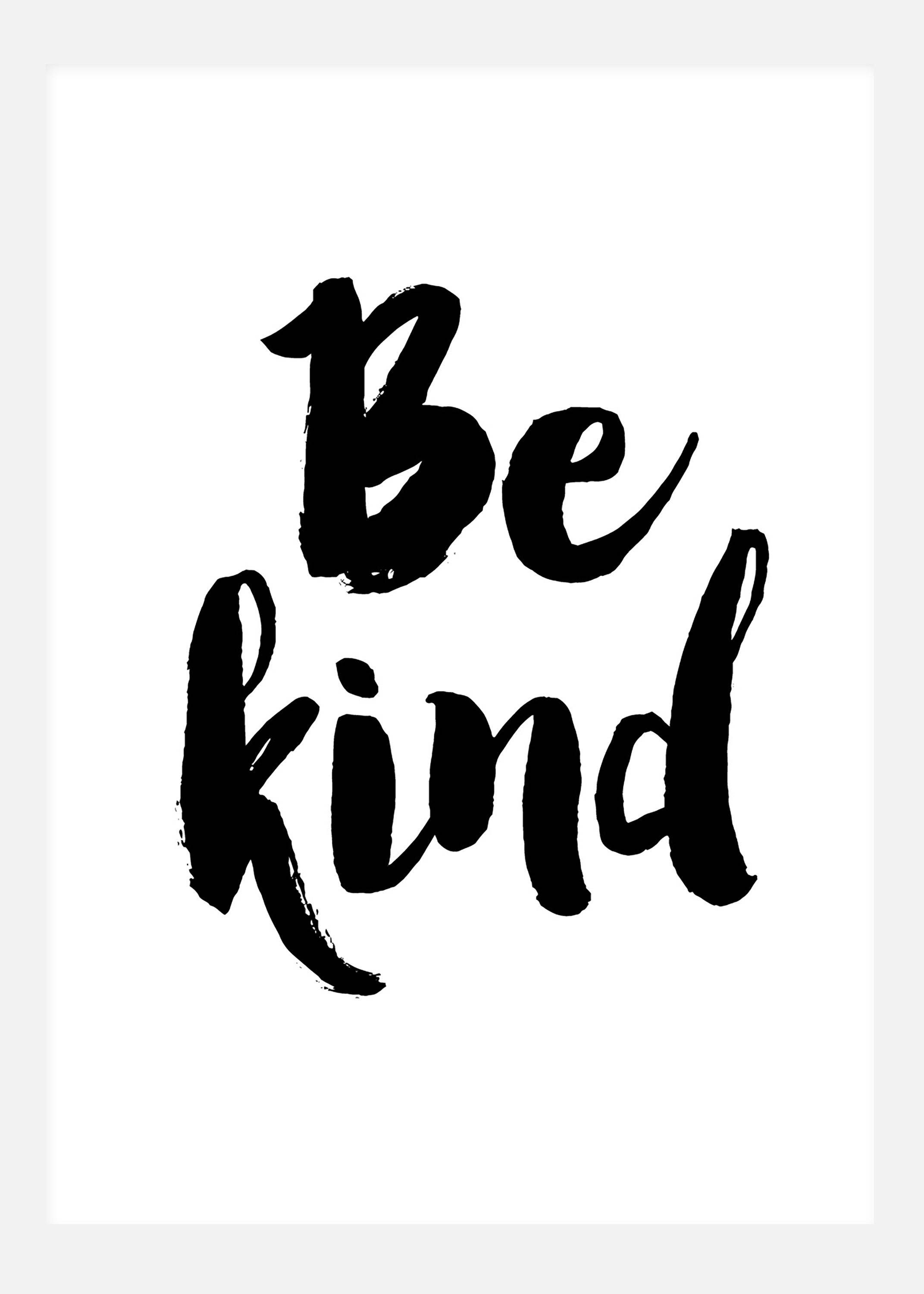 Be Kind Canvastavla (30x40 cm)