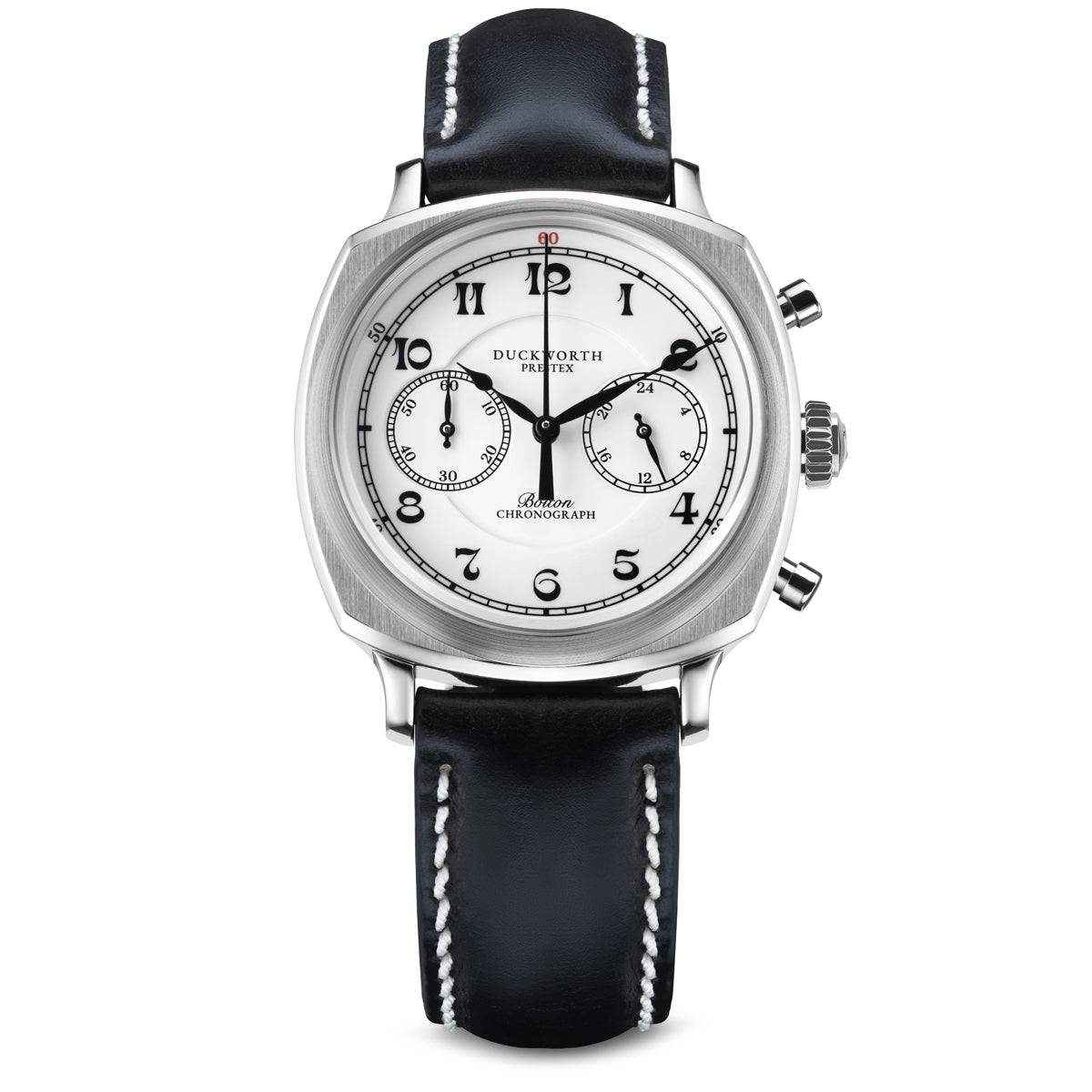 Bolton Classic Quartz Chrono - Chronograph / Black Leather