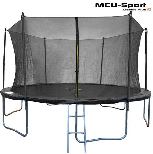 MCU-Sport -  Classic-plus Trampolin Ø3,7m inkl. sikkerhedsnet og stige.
