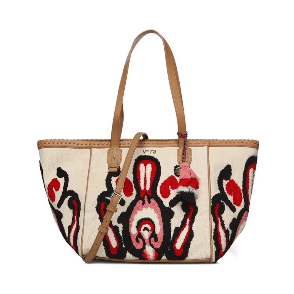 V73 Marilena Shopping Bag - Tasker - Dame - Flerfarvet - ONE SIZE - Læder