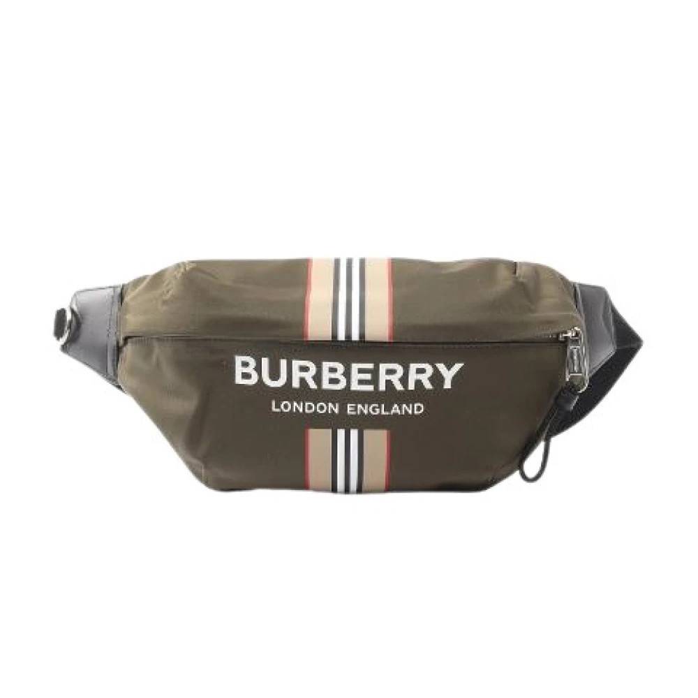 Burberry Vintage Pre-owned Sonny Waist Bag - Vintage - Herre - Grøn - ONE SIZE - Uld