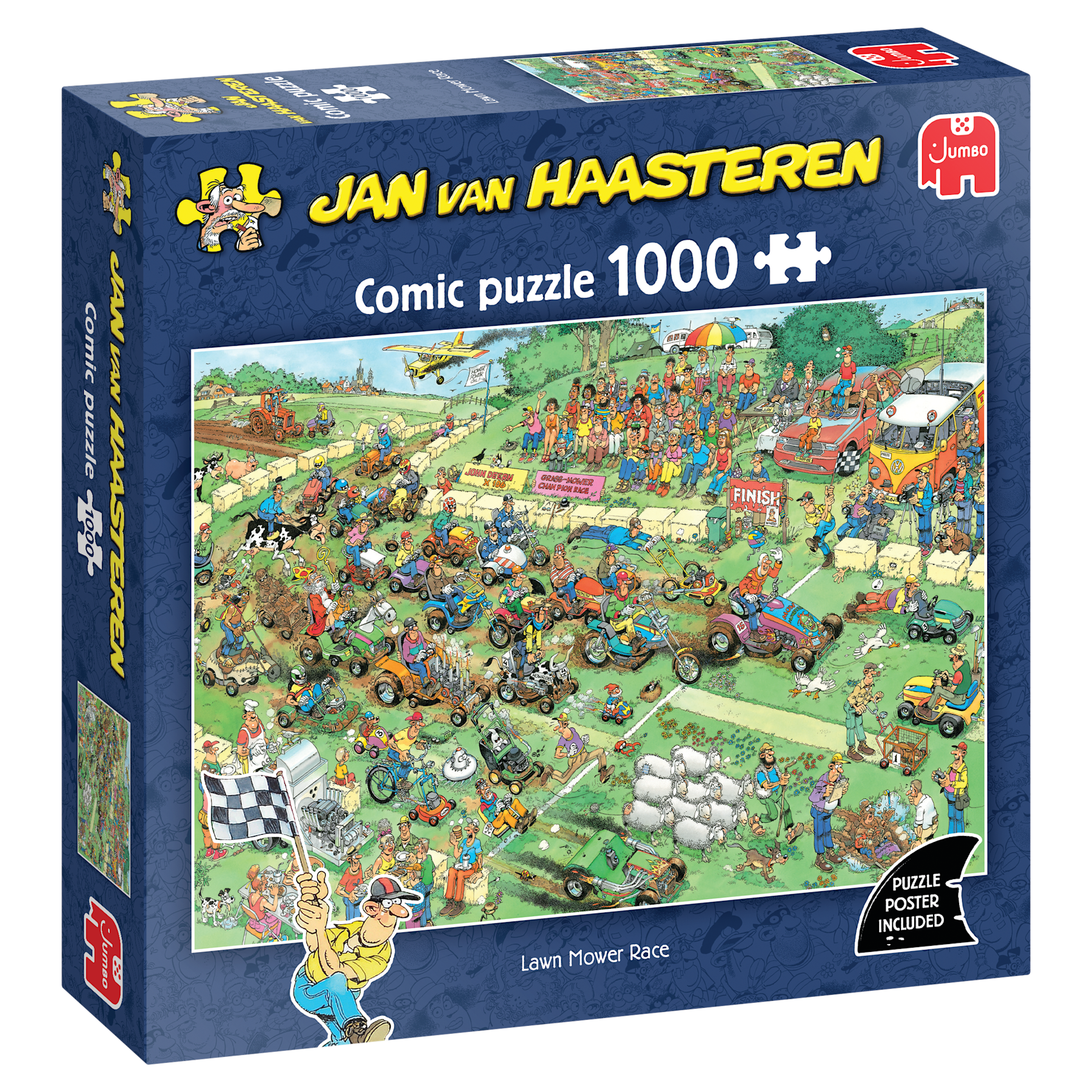 Jan Van Haasteren - Lawn Motor Race (1000 Pieces) (1119802233)
