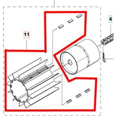 Gummimatta sopvals SR600-2 5010705-01