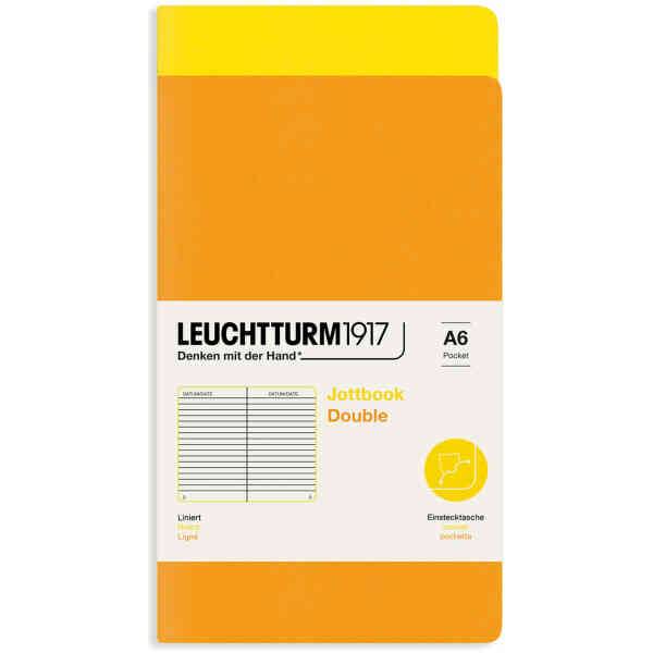 Leuchtturm1917 Jottbook Double A6 Linjerad