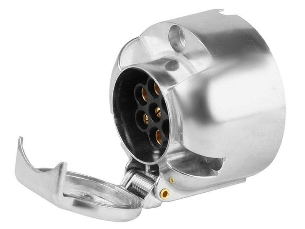 CARMOTION 58084 Släpvagnskontakt - silver