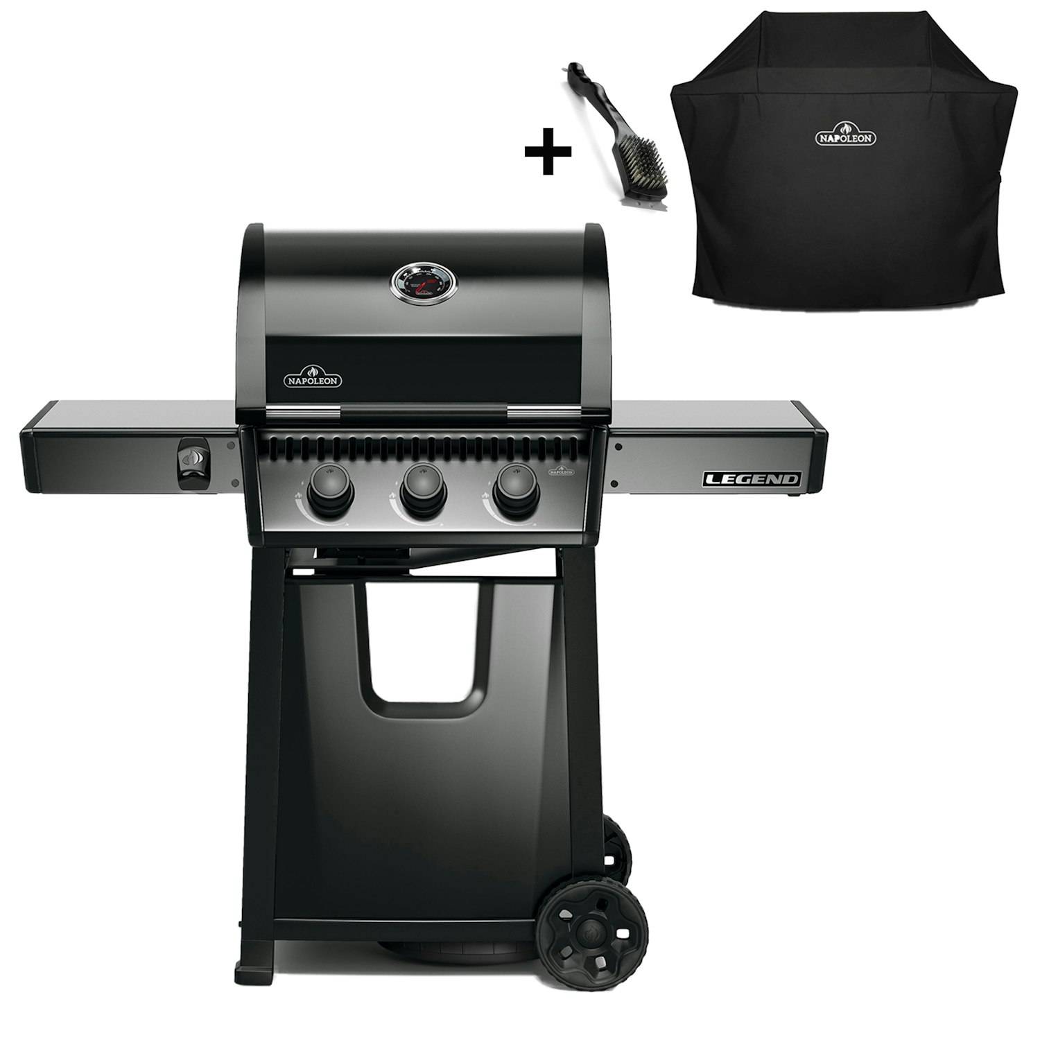Gasolgrill Napoleon Legend 365 med Grillöverdrag och Grillborste