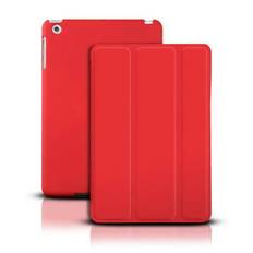 iPad Mini Smart cover i læder.Beskytter både for-& bagside. Rød.