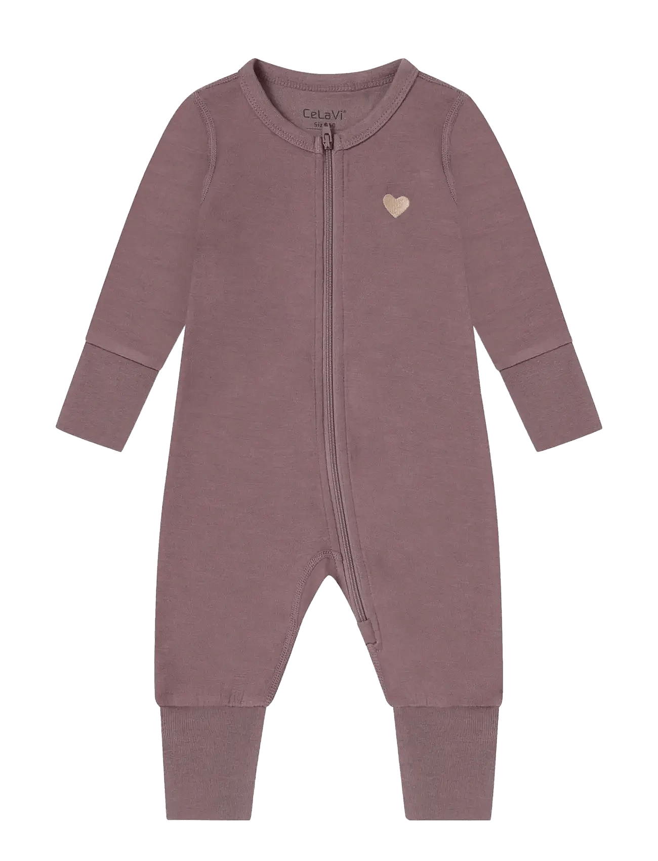CeLaVi Jumpsuit Ls - Solid - Purple - 80