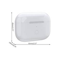 Trådløst opladningsetui til Airpod Pro 660mAh opladningsetui med trådløs opladningsstøtte (FMY) White