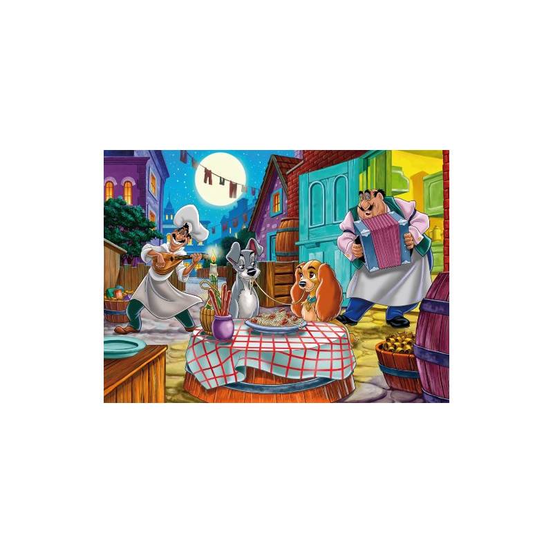 Clementoni 26870.2 - Puzzle 60 Teile Susi & Strolch: Romantische Nacht