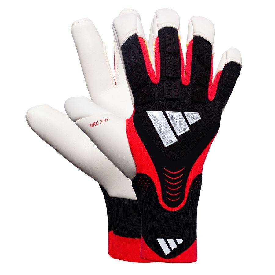 adidas Målvaktshandske Predator Pro Hybrid Immortal DNA - Svart/Lucid Red/Vit - ['Svart'] (10½)