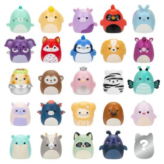 Squish-a-longs 2,5 cm 25 Pack Squishalongs Figurer 755296
