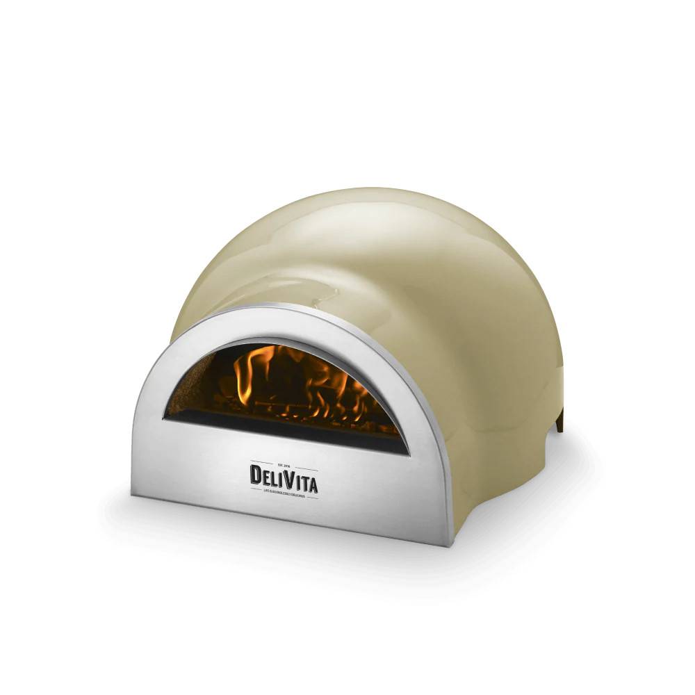 DeliVita Wood Fired Oven - Pizzaovn (Træ) Olive Green