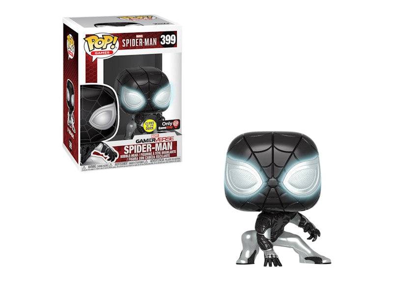Funko Pop! Games Spider-Man Spider-Man Negative Suit (Glow) GameStop Exclusive Bobble-Head #399