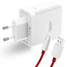 USB-laddare och USB-kabel C för OnePlus Nord CE4 Nord 4 5G Nord 2T, 100W 8A SUPERVOOC Snabbladdning Laddare Adapter och Typ C-kabel 1M för OnePlus 12 12R 11 11R 10T OnePlus Ace 3 2 OnePlus Pad Pro