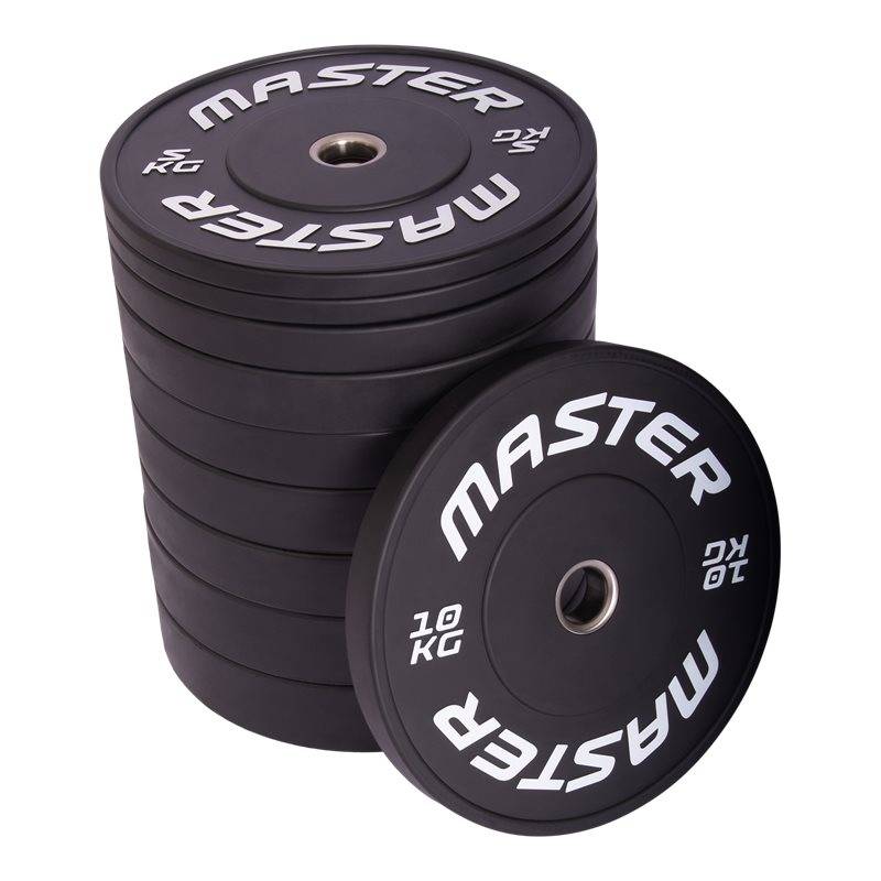Master Fitness Bumpervikter set 150 kg