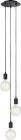SKY PENDEL FOR 3XE27 RUND, SORT