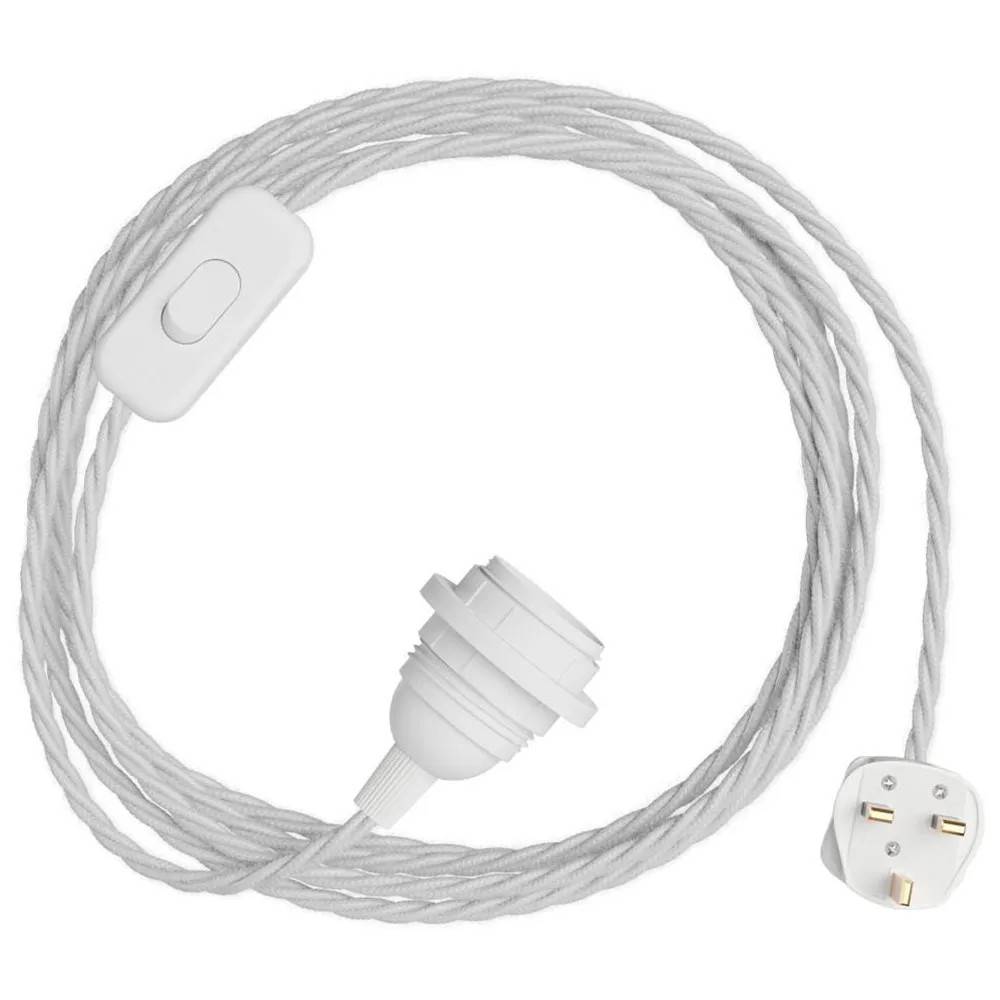 Creative Cables Snakebis Twisted Shade Ready E14 Lampeholder Med Ledning