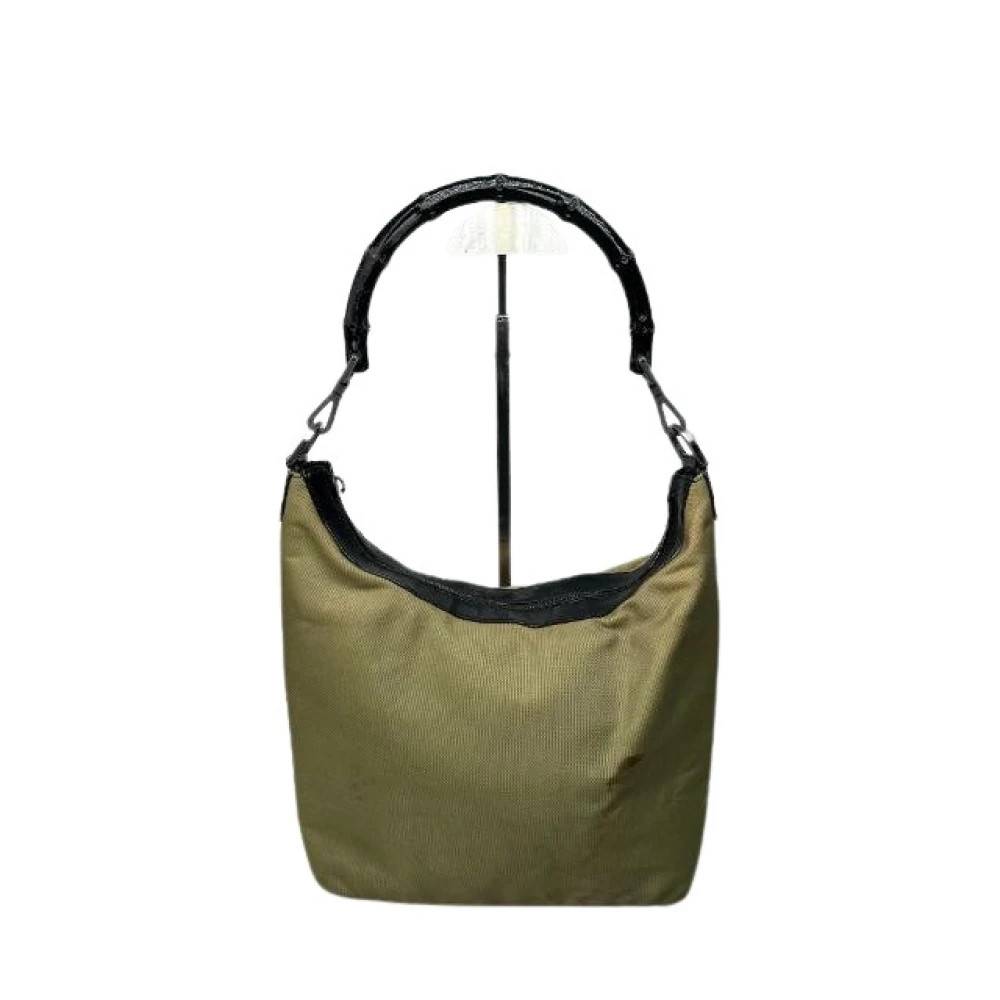 Gucci Vintage Pre-owned Vintage Skuldertaske - Vintage - Dame - Beige - ONE SIZE - Uld