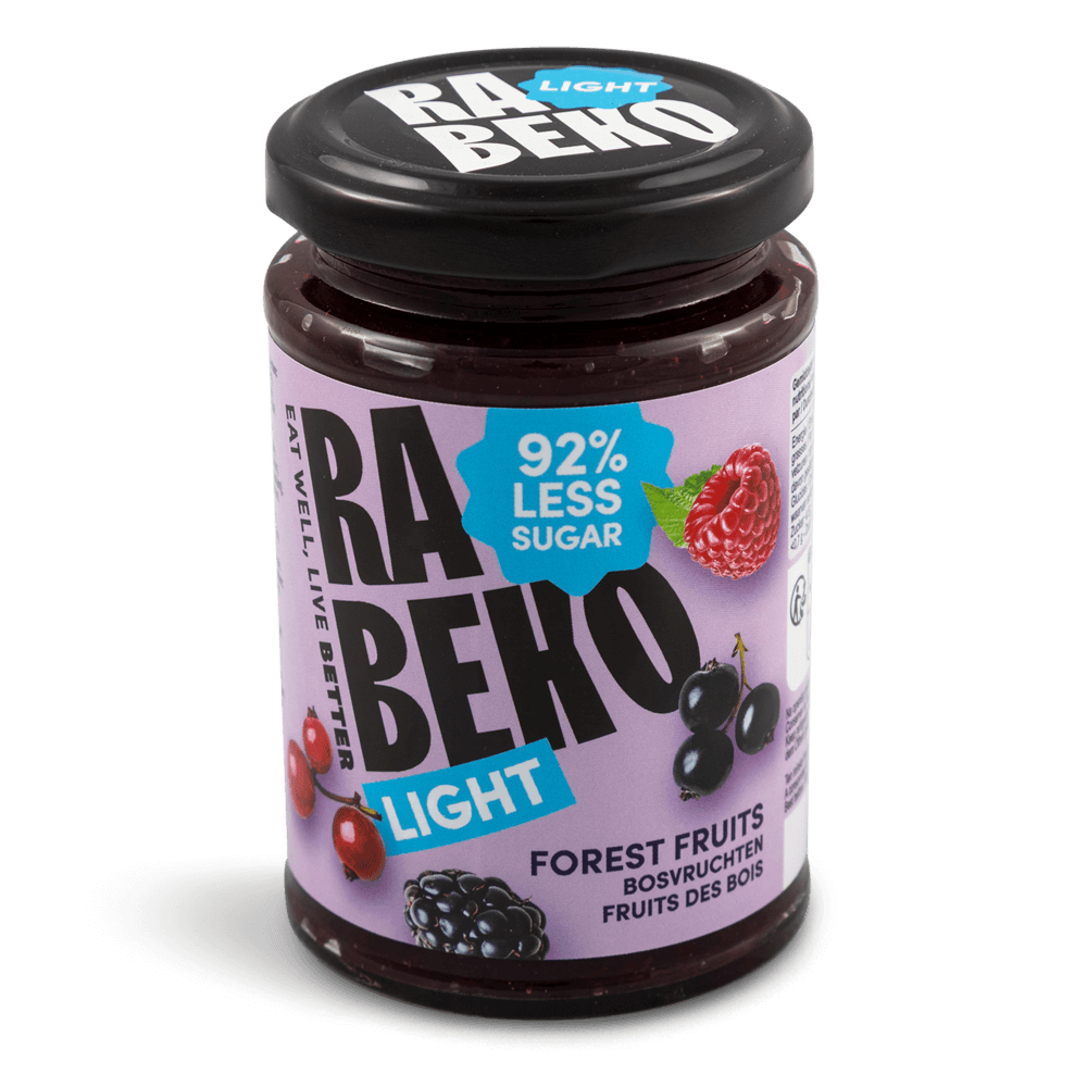 Rabeko Light Jam Forest Fruits - 230g.